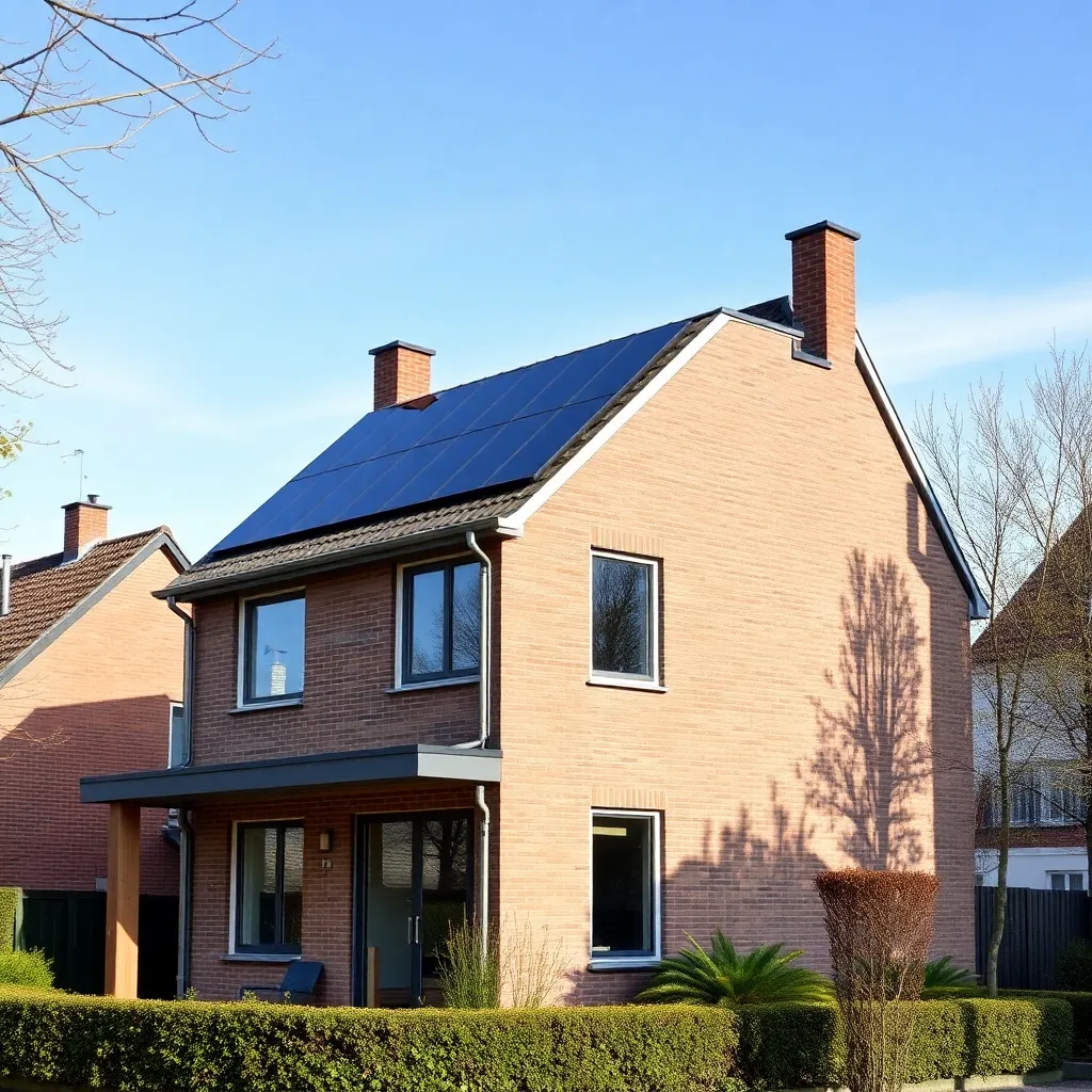 Persoon die financiële voortgang bekijkt op tablet met grafiek die groei toont