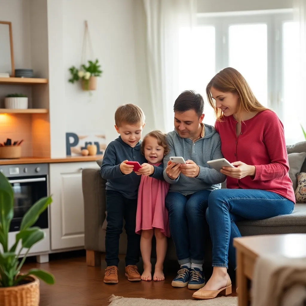 Smartphone met Nederlandse bankapp die automatische spaaroverdrachten toont